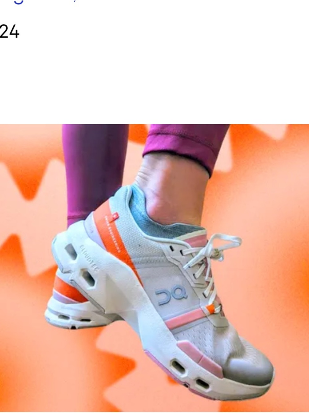 On Women's Cloudpulse sneakers in the Pearl Blossom colorway Sneakers